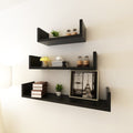 vidaXL Wall Shelves Floating Shelves Wall Mounted Display Shelves for Book DVD