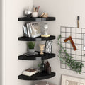 vidaXL Wall Corner Shelf Floating Corner Shelf Wall Mounted Display Shelf