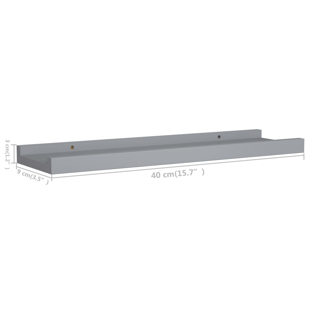 vidaXL Wall Shelves Floating Shelves Wall Mounted Display Shelves for Book