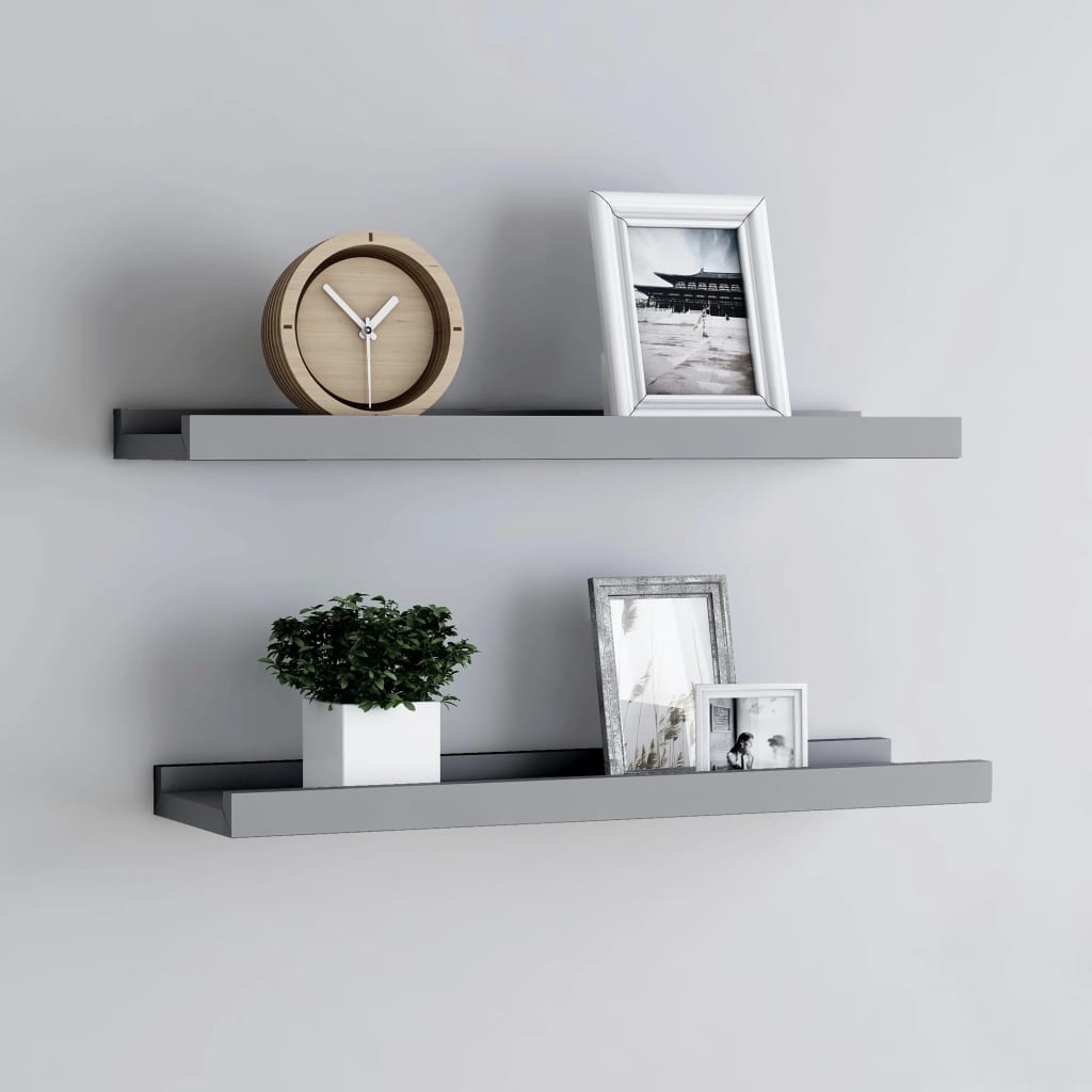 vidaXL Wall Shelves Floating Shelves Wall Mounted Display Shelves for Book